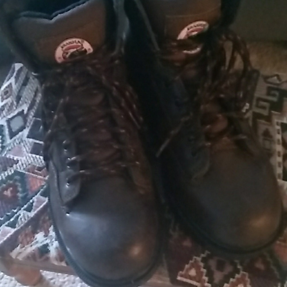 Steel toed boots